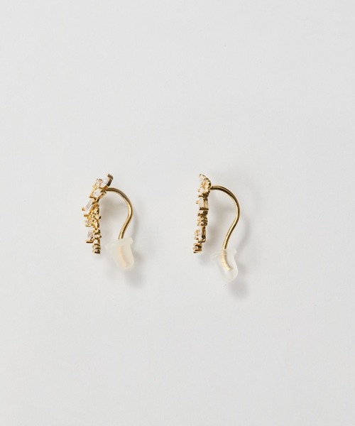 coussinette fleur 2way ピアス Phoebe ピアス 2wayフラワリービジューピアス＆イヤリング