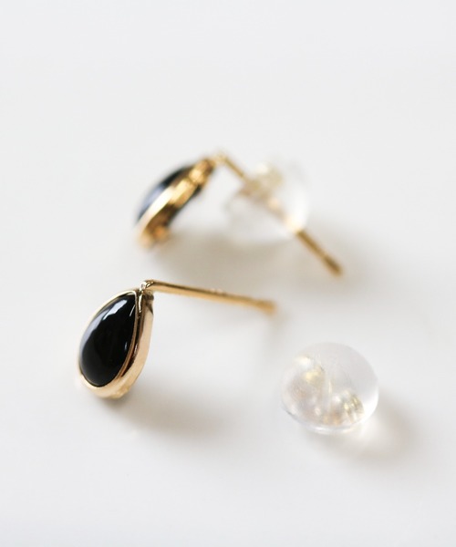 cui-cui ピアス オニキスピアス | K18 レディース メンズ
