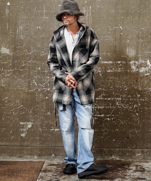 EGO TRIPPING（エゴトリッピング） カバーオール mj8593-WOOL HOODIE