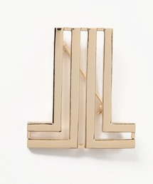 LANVIN en Bleu ブローチ ロゴモチーフブローチ レディース : ZOZOTOWN