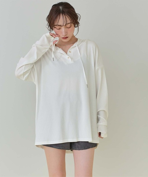 SEA DRESS ラッシュガード オーバーシルエットラッシュパーカー