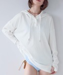 ラッシュガード オーバーシルエットラッシュパー...の詳細画像1