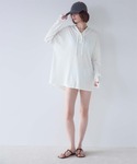 ラッシュガード オーバーシルエットラッシュパー...の詳細画像2