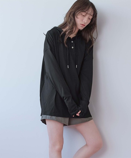 69201724 SEA DRESS(シードレス) ラッシュガード オーバーシルエットラッシュパーカープルオーバー レディース : ZOZOTOWN Yahoo ...
