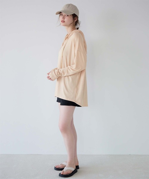 69201724 SEA DRESS(シードレス) ラッシュガード オーバーシルエットラッシュパーカープルオーバー レディース : ZOZOTOWN Yahoo ...
