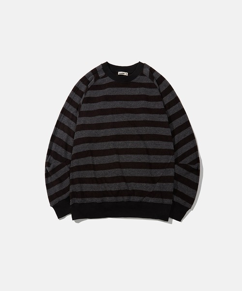 ニット 「karactor 」ミングル ストライプ ニット / Mingle striped knit