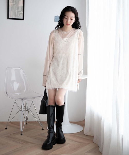 WEGO ブーツ WEGO/ボリュームロングブーツ レディース