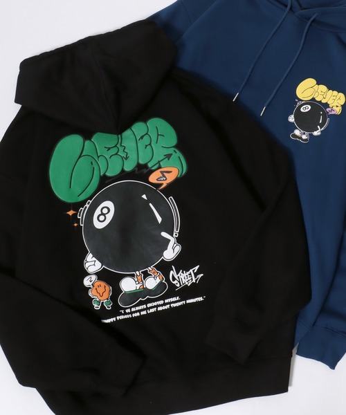 SITRY パーカー 2025SS新柄追加 oversize foam print sweat