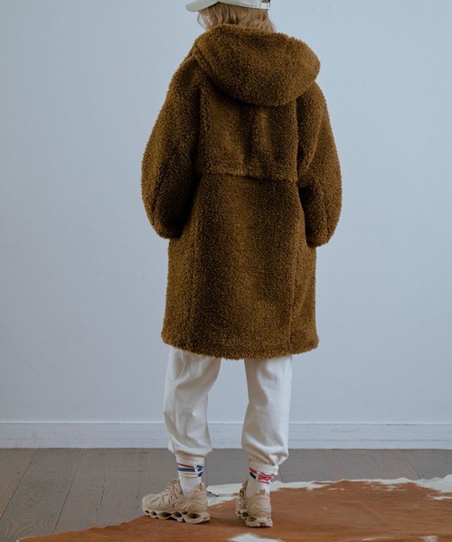 Lil Ambition（リルアンビション） ムートンコート ボアコート 「2way