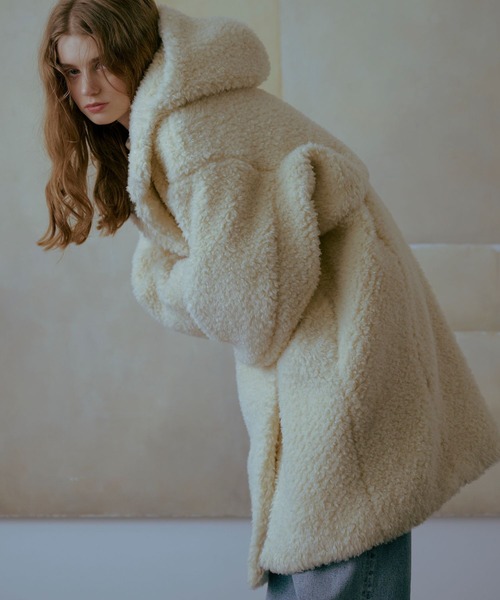 Lil Ambition（リルアンビション） ムートンコート ボアコート 「2way