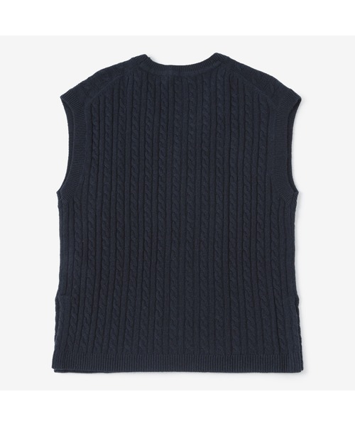 ニット セーター ソフトウールケーブルベスト レディース TOMMY HILFIGER ニット セーター ソフトウールケーブルベスト