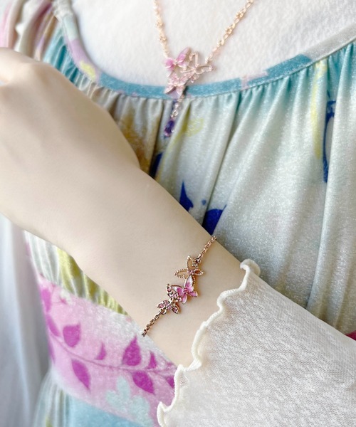 ANNA SUI ブレスレット バタフライモチーフ レディース