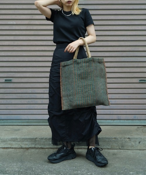 ＊新品未使用Jute Poresh Bagバッグ＊マイソンベンガル MAISON BENGAL トートバッグ 「MaisonBengal」Jute Poresh Bag