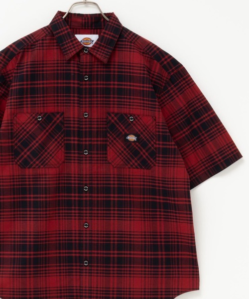 3枚まとめ売り　dickies ワークシャツM ディッキーズ Dickies ワークシャツ （ネイビーストライプ
