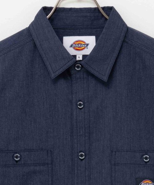 シャツ ブラウス メンズ Dickies ワークシャツ｜zozo｜09