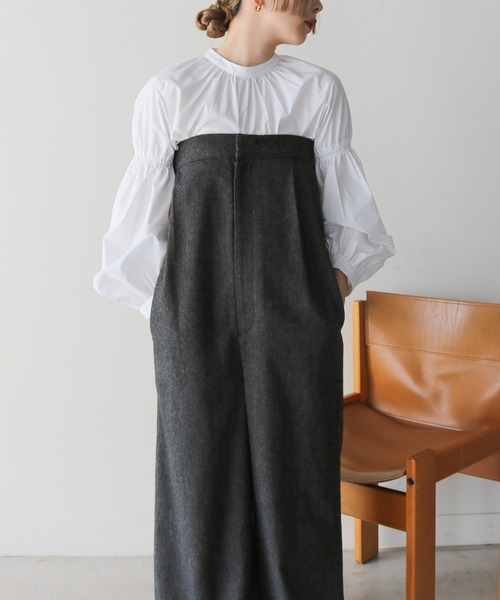 サロペット オーバーオール 「4サイズ展開」ツイードベアロンパース