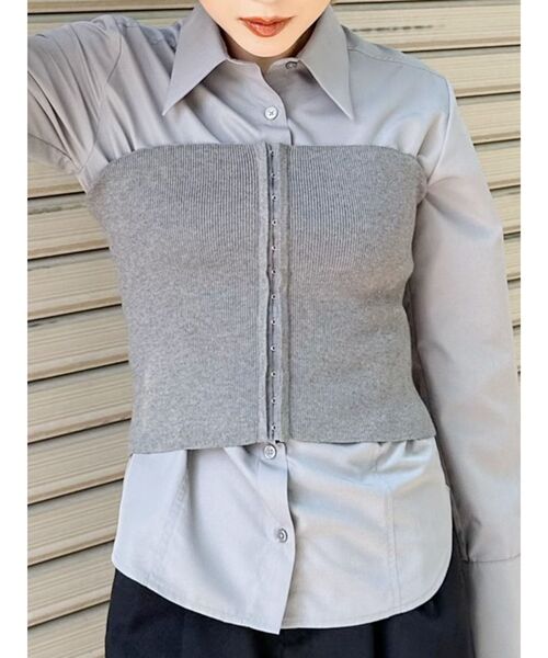 mouP3121 PENNEYS/ペニーズ 別注 THE FOX ロゴ ワッペン刺繍ワンポイント V