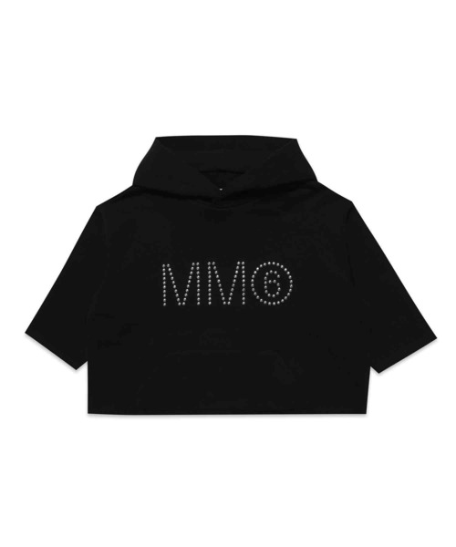 MM6 Maison Margiela パーカー 12Y黒 MM6 トレーナー Maison Margiela(エムエムシックス メゾン