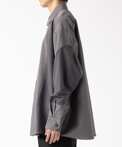 25ss 一回のみ着用　匿名配送　Switching cut tops Name.(ネーム) 19SS cut-off reversible swing top カットオフ