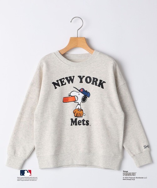 MLB トレーナー SHIPS KIDS:130〜170cm / スヌーピー×MLB スウェット