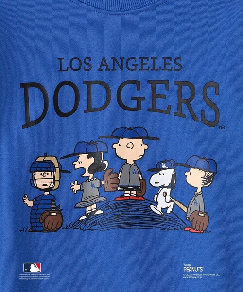 MLB トレーナー SHIPS KIDS:130〜170cm / スヌーピー×MLB スウェット