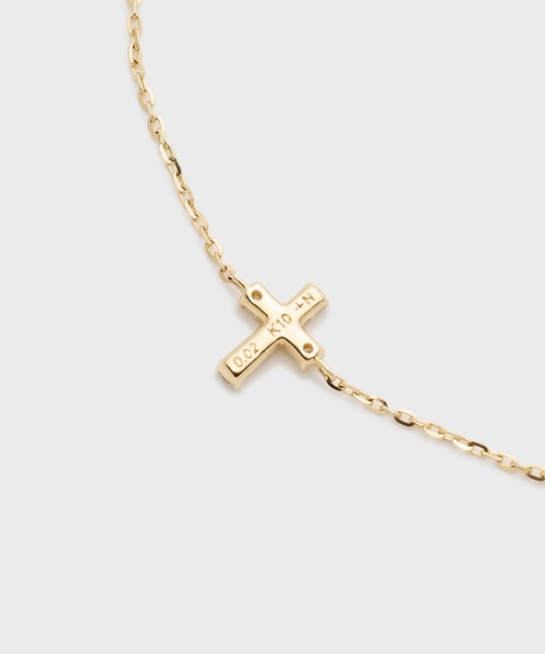 ブレスレット 「Tiny Motif」K10ダイヤモンドブレスレット(0.02ct) レディースの画像
