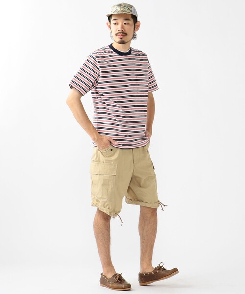 BEAMS+ パンツ リップストップ ミリタリー 6ポケット ショーツ