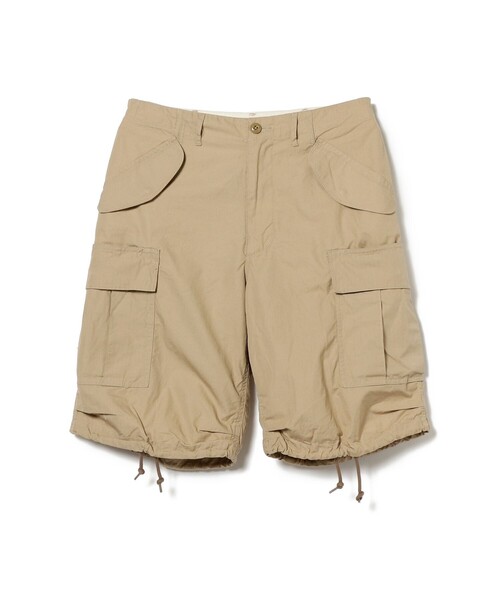 BEAMS+ パンツ リップストップ ミリタリー 6ポケット ショーツ