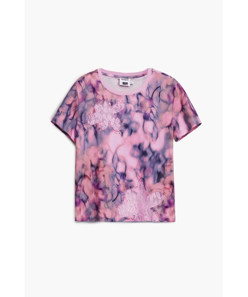 tシャツ 「Desigual×Collina Strada」LACECOLLINA Tシャツショートスリーブ レディース