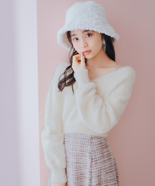 WILLSELECTION（ウィルセレクション） セットアップ シャギーニット