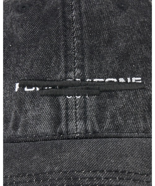FORSOMEONE（フォーサムワン） キャップ 帽子 FORSOMEONE TAPE LOGO BK