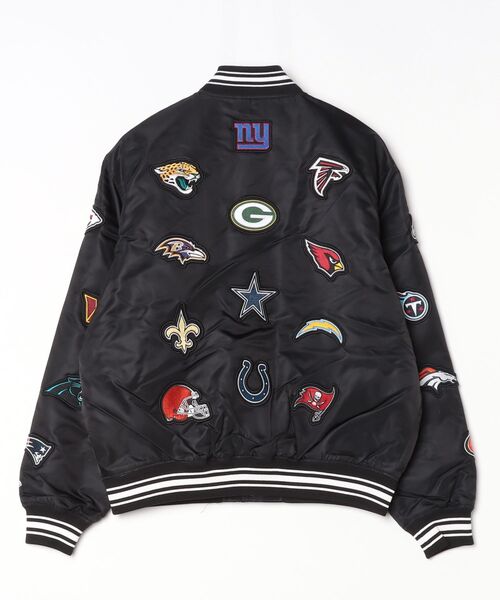 ブルゾン アウター XLARGE×NEW ERA×NFL VARSITY JACKET メンズ レディースの画像