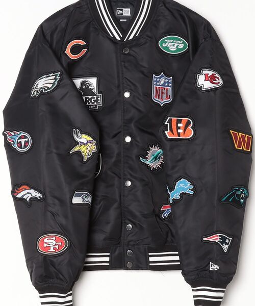 ブルゾン アウター XLARGE×NEW ERA×NFL VARSITY JACKET メンズ レディースの画像