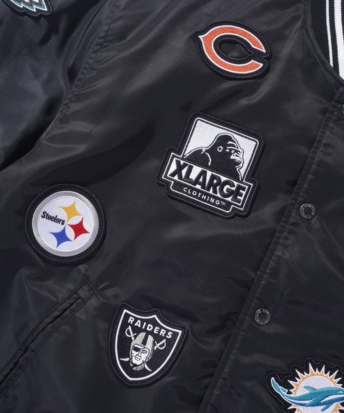 ブルゾン アウター XLARGE×NEW ERA×NFL VARSITY JACKET メンズ レディースの画像