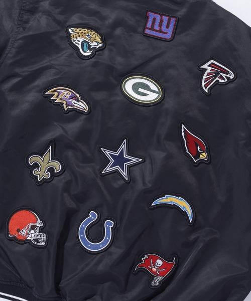 ブルゾン アウター XLARGE×NEW ERA×NFL VARSITY JACKET メンズ レディースの画像