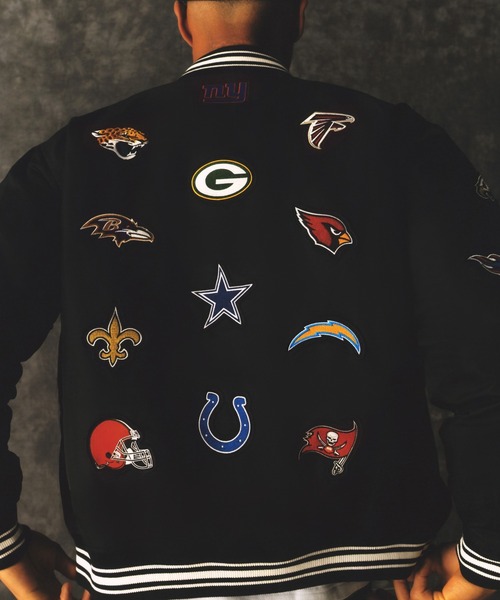 ブルゾン アウター XLARGE×NEW ERA×NFL VARSITY JACKET メンズ レディースの画像