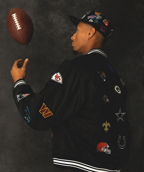 ブルゾン アウター XLARGE×NEW ERA×NFL VARSITY JACKET メンズ レディースの画像