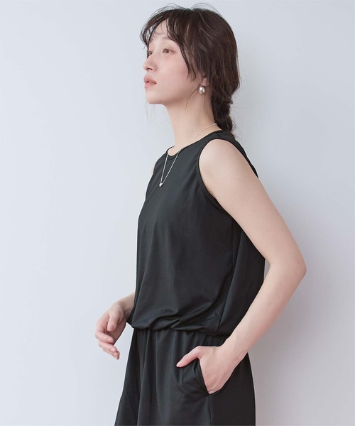 SEA DRESS（シードレス） uvカット 水着 バックリボンノースリーブ 