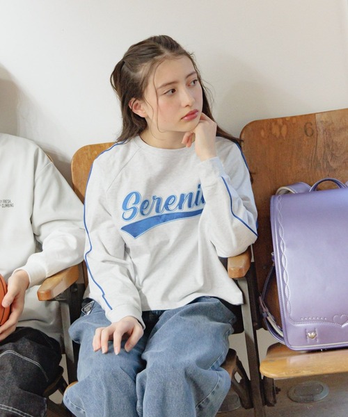 ptTEDページ GLOBAL WORK tシャツ ヘビロッTEEワイド長袖/147421 キッズ 子供