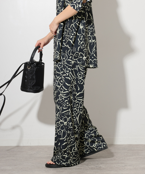 JOURNAL STANDARD relume スラックス パンツ ラインフラワー