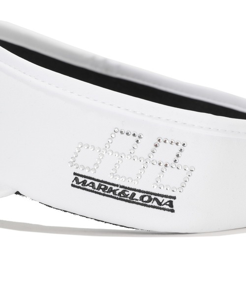 MARK&LONA バイザー MARK&LONA サンバイザー Option Crystal Flag Visor | MEN and