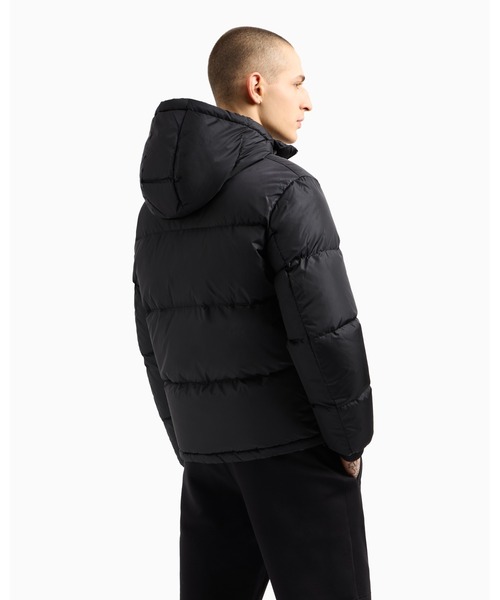 Armani Exchange 黒ダウンジャケット Lサイズ ARMANI EXCHANGE ダウンジャケット ダウン 「A|X アルマーニ