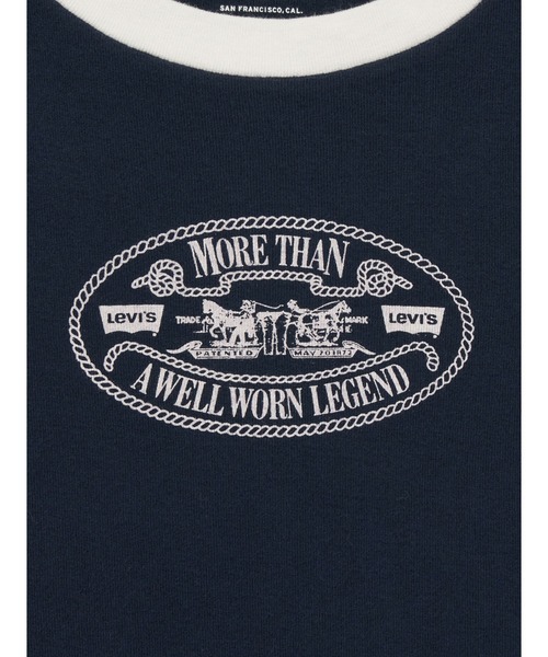 売れ筋商品|||リーバイス Tシャツ レディース トップス Print T-shirt - indigo navy blazer Levi's tシャツ Levi's/リーバイス エッセンシャル SPORTY T