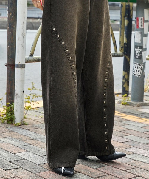 ZAC VARGAS　メンズ　デニム　パンツ　S　スタッズ　ヴィンテージ加工 2025年最新】ZAC VARGAS メンズ デニム・ジーンズの人気アイテム
