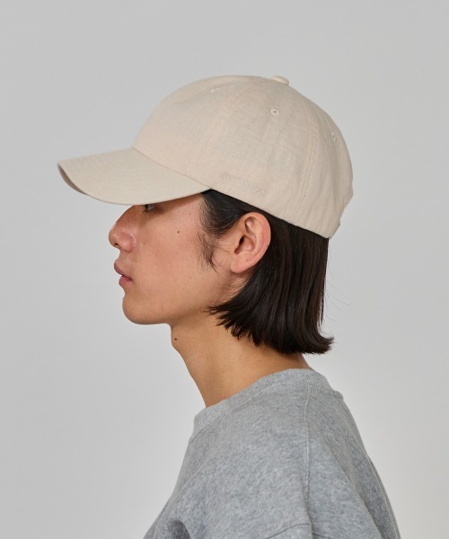 override キャップ 帽子 OVERRIDE LINEN 6P CAP