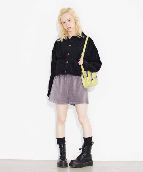 「X-girl」 ジャケット M ホワイト レディース_画像4