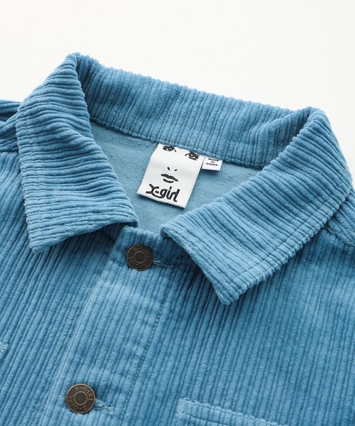 「X-girl」 ジャケット M ホワイト レディース_画像9