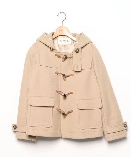 Ray BEAMS（レイ ビームス） ダッフルコート 1 ベージュ レディース