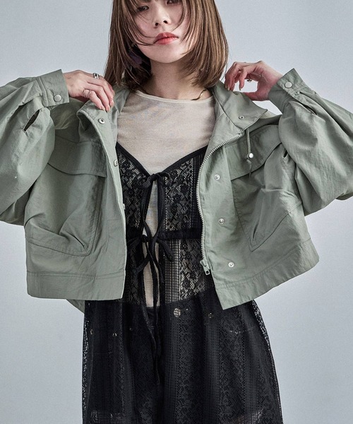 Fashion Letter（ファッションレター） ブルゾン アウター スタンド 