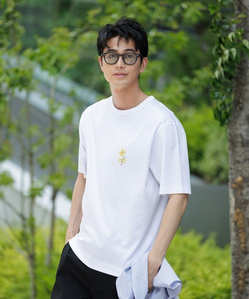 GLOBAL WORK tシャツ リッチクリーンTシャツ/プリント/半袖